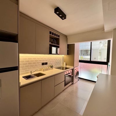 Rental of a modern 3-room apartment, 70 m², Palermo Nuevo district, Buenos Aires, Argentina
